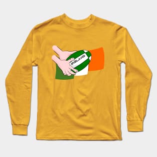 Rugby Ireland Flag Long Sleeve T-Shirt